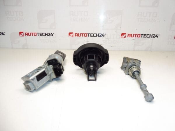 Kit serrure une clé Peugeot 3008 5008 4162SX 4162KF 4162XT – Image 2