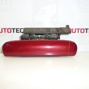Poignée de porte arrière gauche Citroën Xsara rouge met. 9101N4