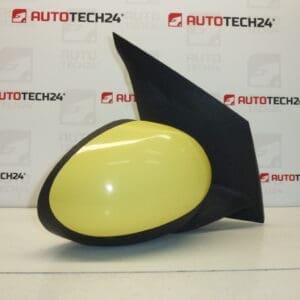 Rétroviseur droit jaune Citroën C1 Peugeot 107 KBL 87910-0H010 87910-0H011