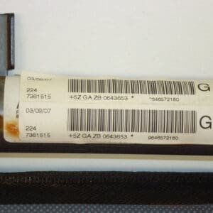 Airbag plafond gauche Citroën C4 I 9646572180 833133