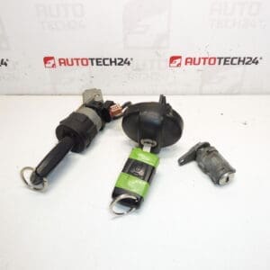 Jeu de serrures 2 clés Peugeot 307 4162GA 4162KG