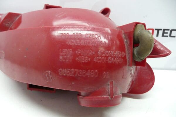 Lampe de brouillard arrière gauche Citroën C4 3 portes 9652736480 6350T7