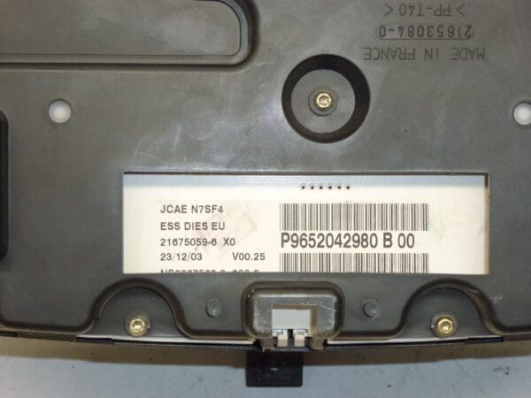 Compteur de vitesse Citroën Xsara 9652042980 6103F0 6105AZ – Image 2